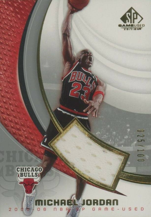 2005 SP Game Used Michael Jordan #12-J Basketball Card
