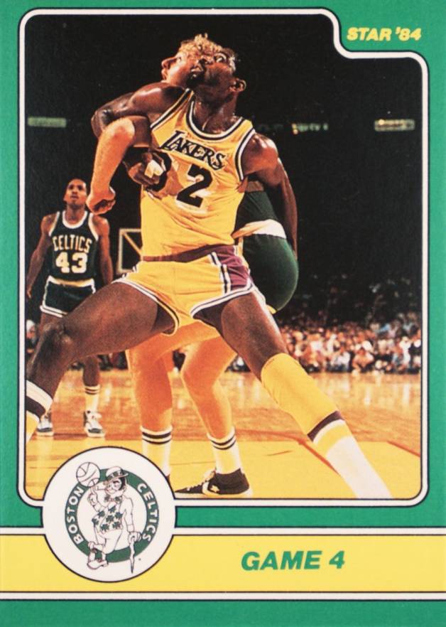 1984 Star Celtics Champions Game 4 #11 Basketball Card