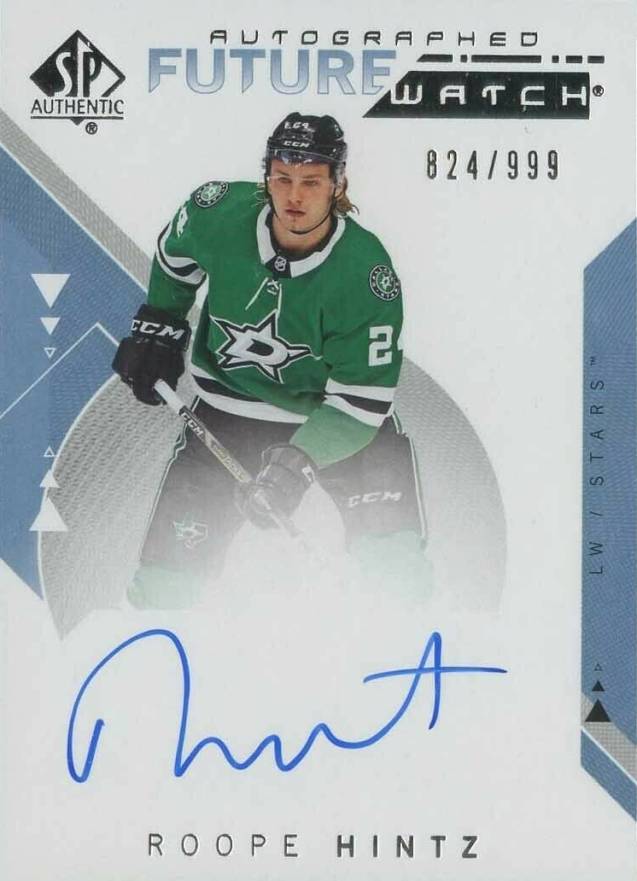 2018 SP Authentic Roope Hintz #207 Hockey Card