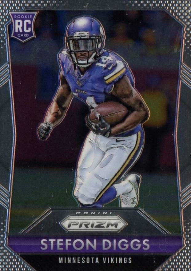 2015 Panini Prizm Stefon Diggs #285 Football Card