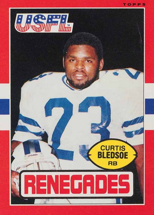 1985 Topps USFL Curtis Bledsoe #97 Football Card