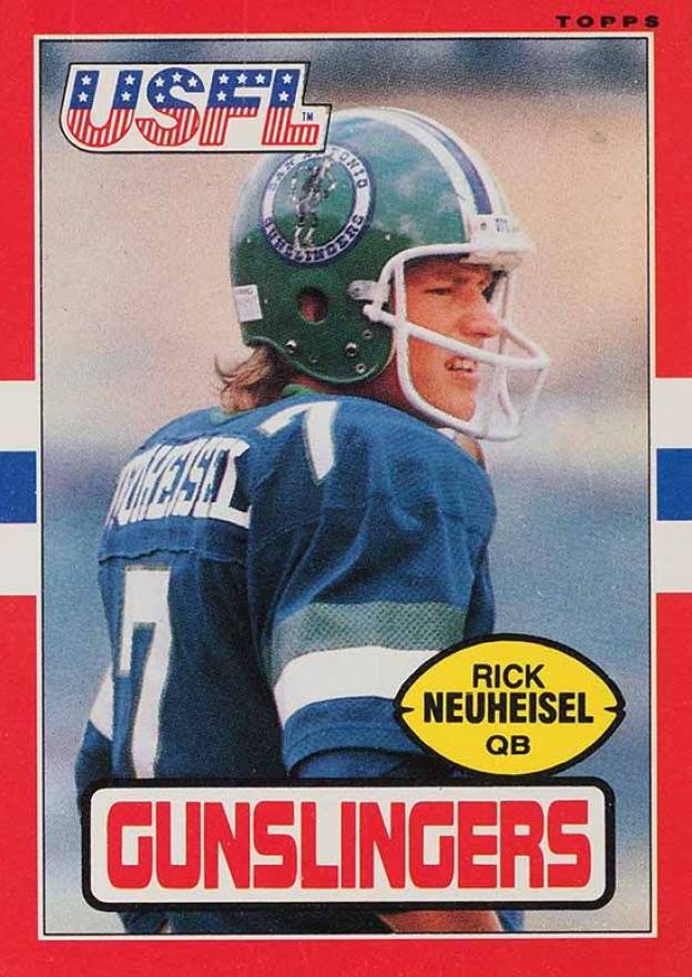 1985 Topps USFL Rick Neuheisel #119 Football Card