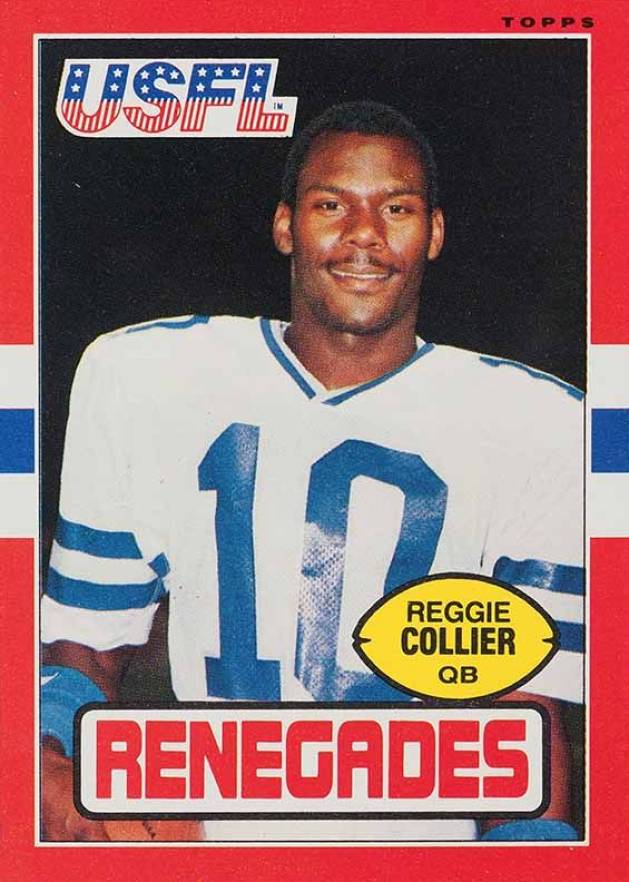 1985 Topps USFL Reggie Collier #98 Football Card