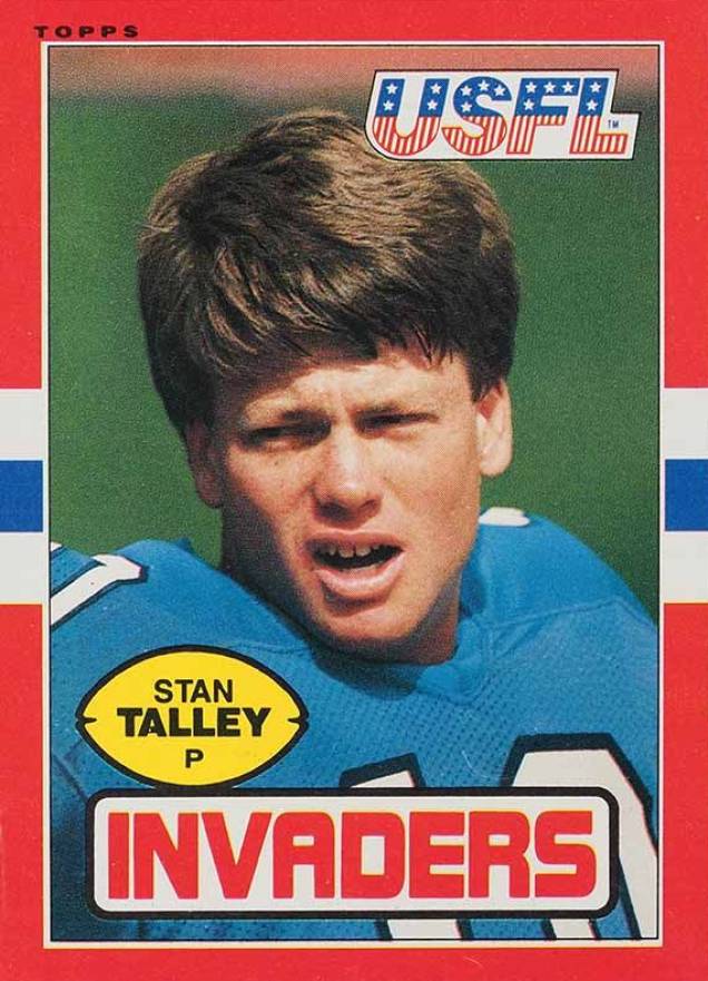 1985 Topps USFL Stan Talley #95 Football Card