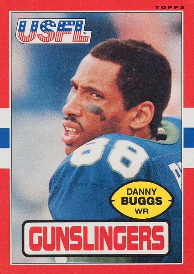 1985 Topps USFL Danny Buggs #114 Football Card