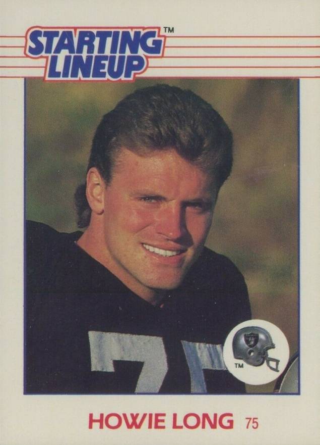 1988 Kenner Starting Lineup Howie Long # Football Card