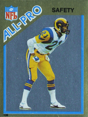 1982 Topps Sticker Nolan Cromwell #139 Football Card