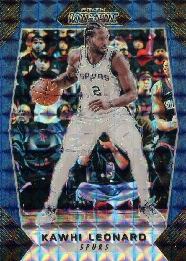 2017 Panini Prizm Mosaic Kawhi Leonard #15 Basketball Card