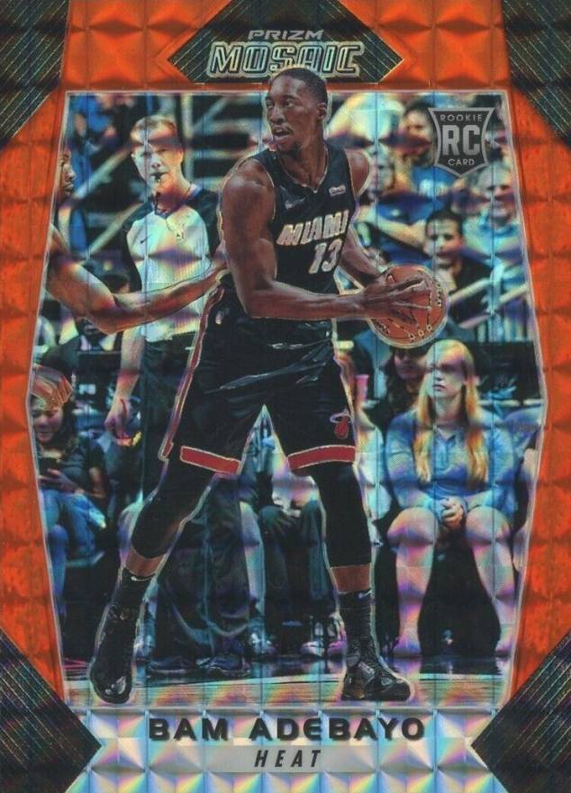 2017 Panini Prizm Mosaic Bam Adebayo #86 Basketball Card