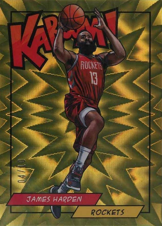 2018 Panini Kaboom James Harden #JH Basketball Card