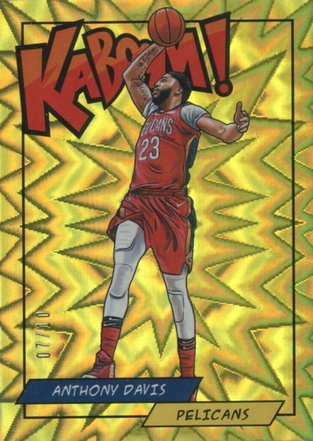 2018 Panini Kaboom Anthony Davis #AD Basketball Card
