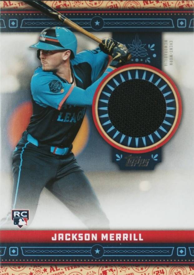 2024 Topps Update All-Star Stitches Relics Jackson Merrill #ASRJM Baseball Card