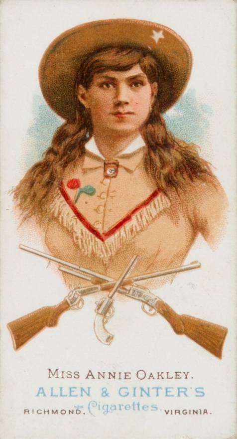 1888 N28 Allen & Ginter Miss Annie Oakley # Other Sports Card