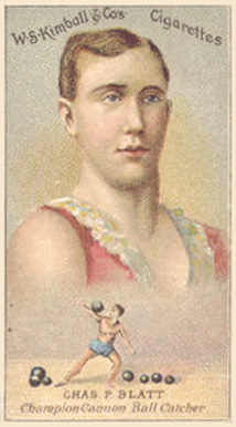 1888 W. S. Kimball Champions Chas. Blatt # Other Sports Card