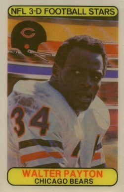 1979 Stop N' Go Walter Payton #6 Football Card