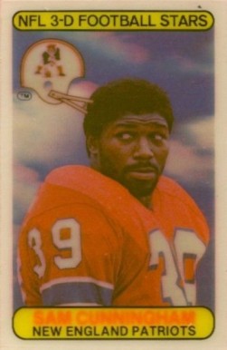 1979 Stop N' Go Sam Cunningham #4 Football Card