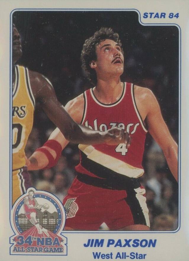 1984 Star All-Stars Jim Paxson #22 Basketball Card