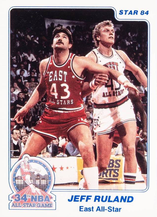 1984 Star All-Stars Jeff Ruland #10 Basketball Card