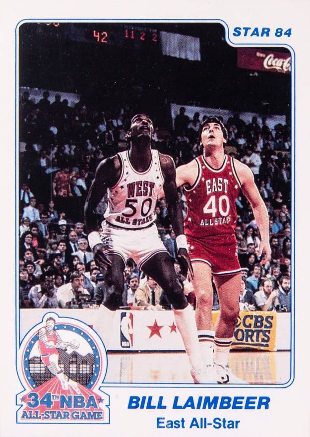 1984 Star All-Stars Bill Laimbeer #6 Basketball Card