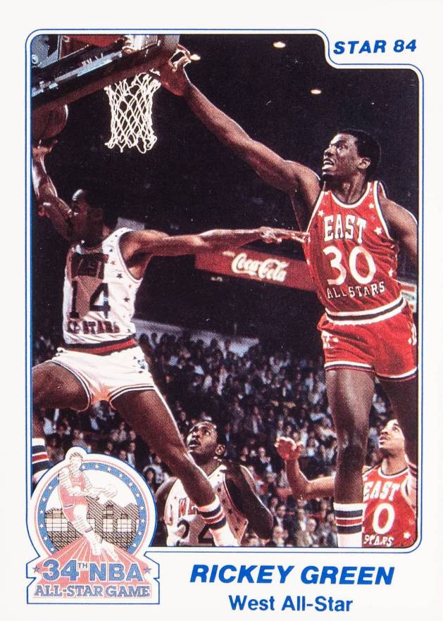 1984 Star All-Stars Rickey Green #20 Basketball Card