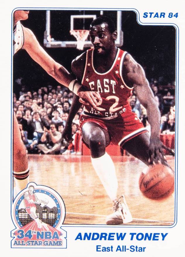 1984 Star All-Stars Andrew Toney #12 Basketball Card