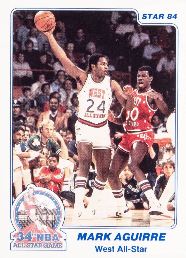 1984 Star All-Stars Mark Aguirre #15 Basketball Card