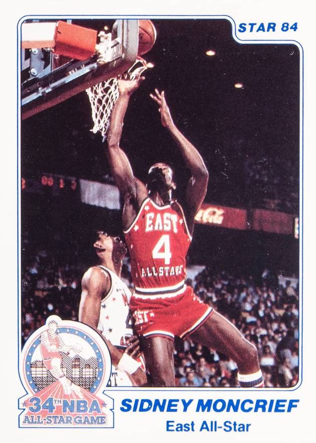 1984 Star All-Stars Sidney Moncrief #8 Basketball Card