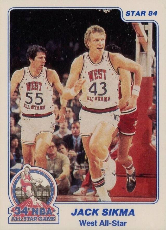 1984 Star All-Stars Jack Sikma #24 Basketball Card