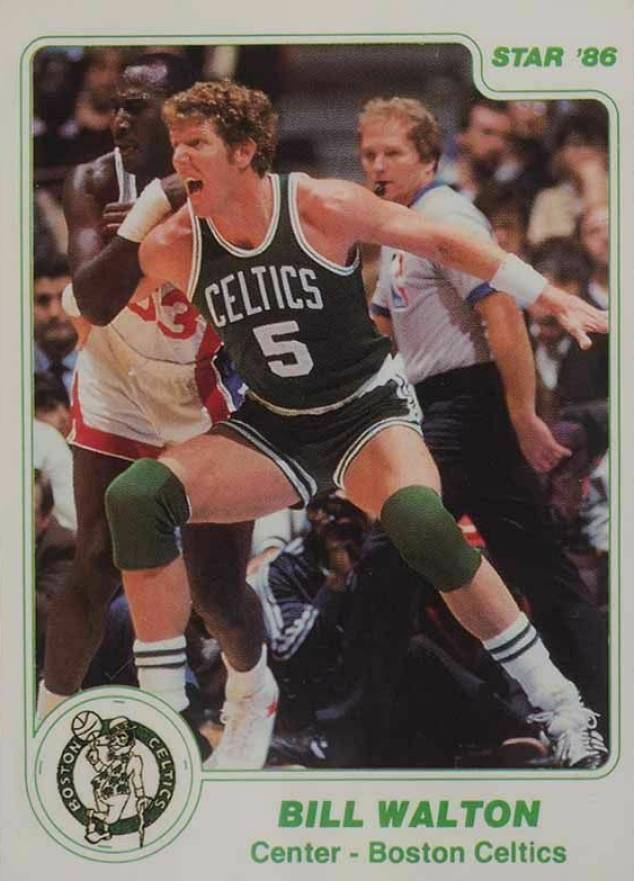 1985 Star White Border Bill Walton #101 Basketball Card