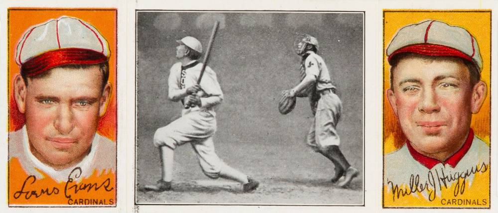 1912 Hassan Triple Folders Sullivan puts up a high One # Baseball Card