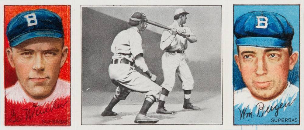 1912 Hassan Triple Folders A Great Batsman # Baseball Card