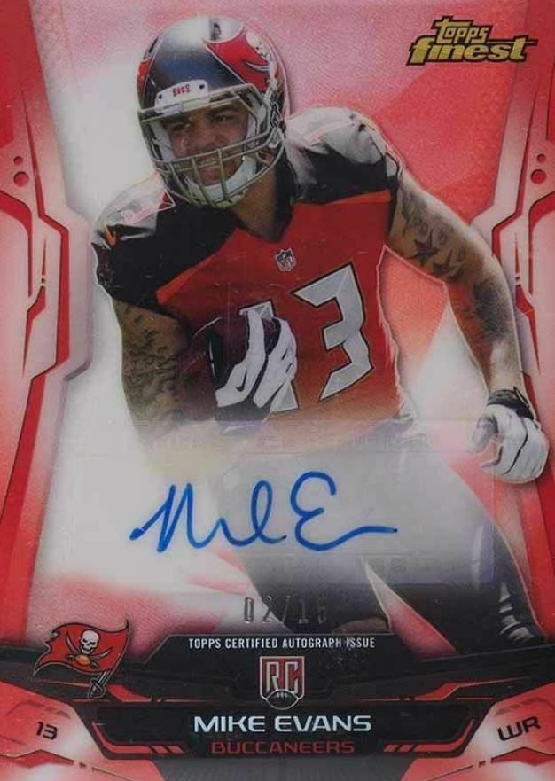 2014 Finest Mike Evans #146 Football Card