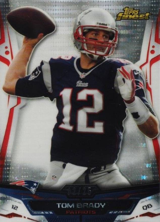 2014 Finest Tom Brady #97 Football Card