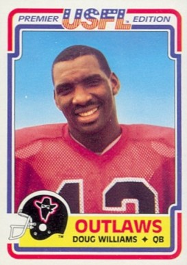 1984 Topps USFL Doug Williams #96 Football Card