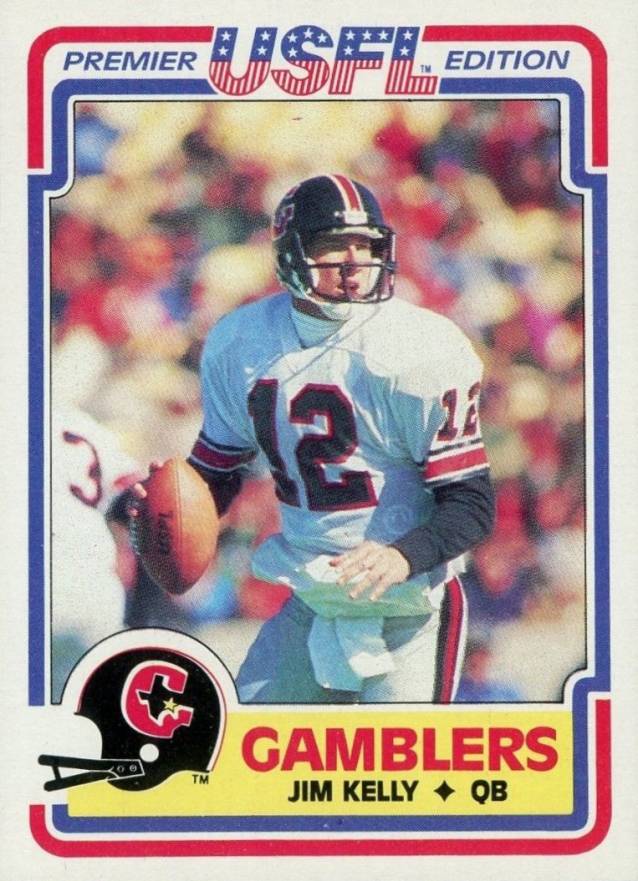 1984 Topps USFL Jim Kelly #36 Football Card