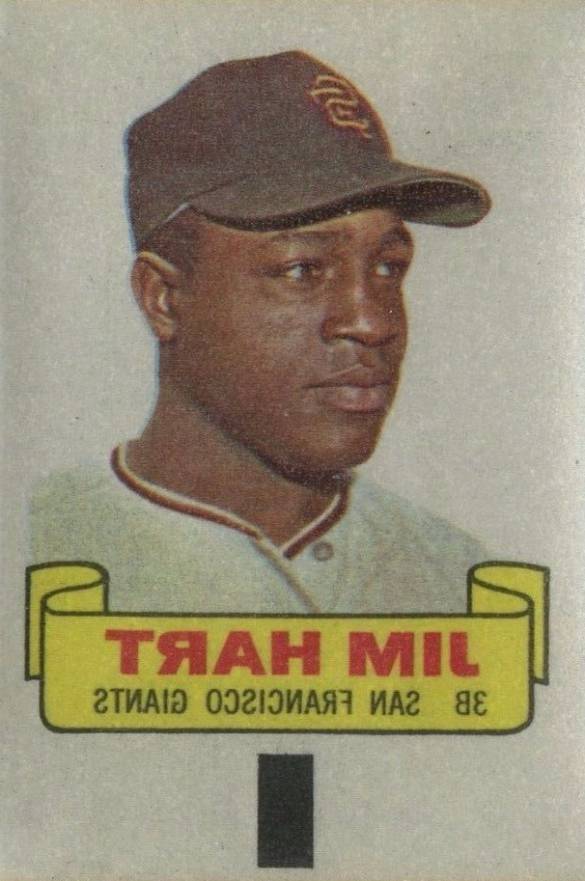 1966 Topps Rub-Offs Jim Hart #39 Baseball Card