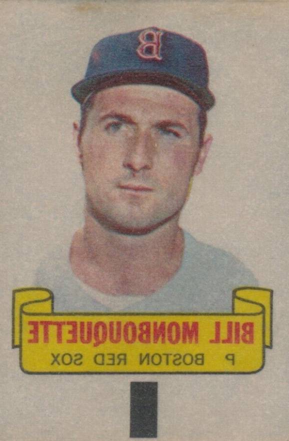 1966 Topps Rub-Offs Bill Monbouquette #68 Baseball Card