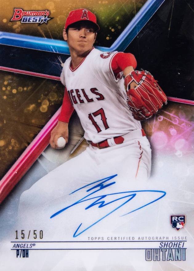 2018 Bowman's Best Best of 2018 Autographs Shohei Ohtani #B18SO Baseball Card