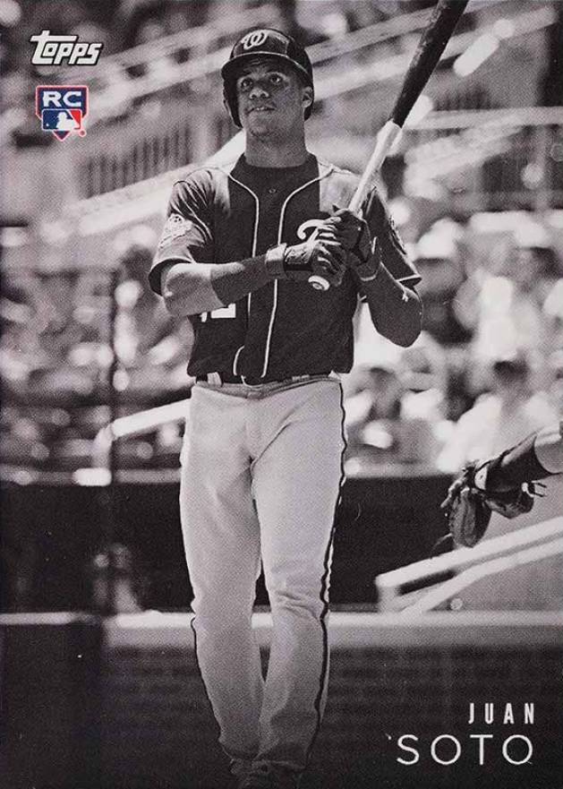 2018 Topps on Demand Black & White Juan Soto #31B Baseball Card