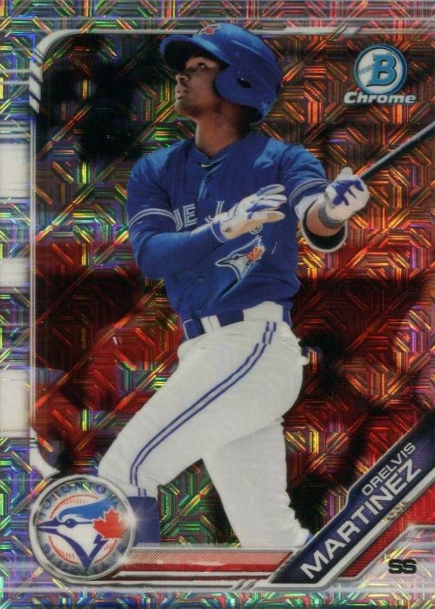 2019 Bowman Mega Box Chrome Orelvis Martinez #69 Baseball Card