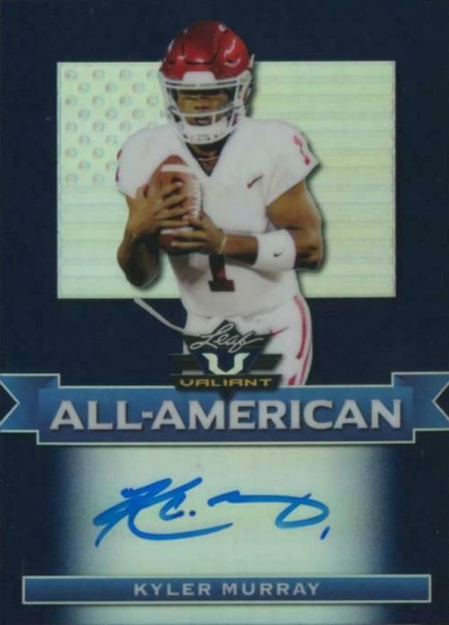 2019 Leaf Valiant All-American Autographs Kyler Murray #AAKM1 Football Card