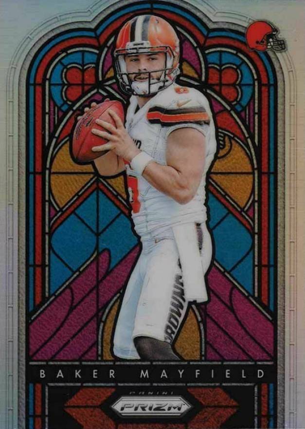 2018 Panini Prizm Stained Glass Baker Mayfield #SG-6 Football Card