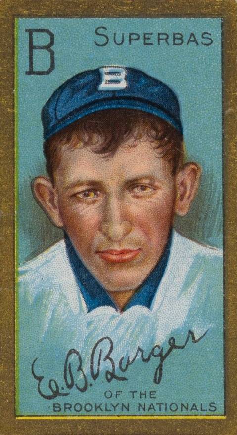 1911 Gold Borders E.B. Barger #9 Baseball Card