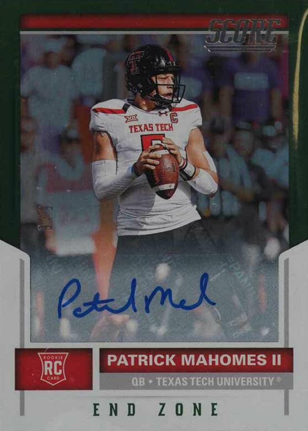 2017 Panini Score Patrick Mahomes II #403 Football Card