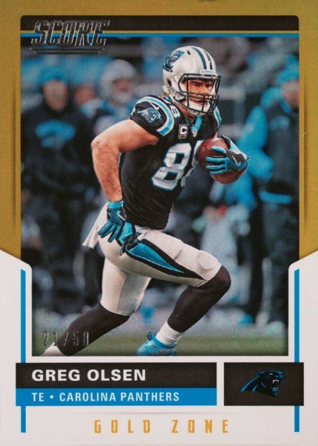 2017 Panini Score Greg Olsen #100 Football Card