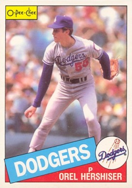 1985 O-Pee-Chee Orel Hershiser #273 Baseball Card