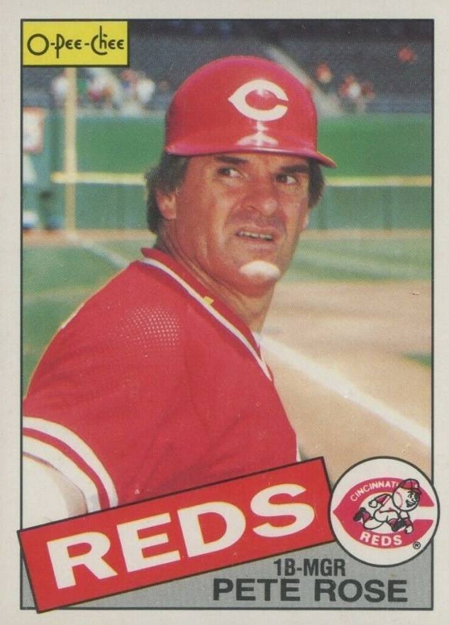 1985 O-Pee-Chee Pete Rose #116 Baseball Card