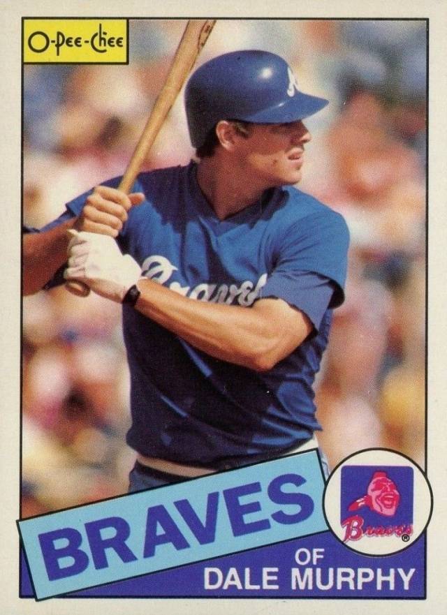 1985 O-Pee-Chee Dale Murphy #320 Baseball Card