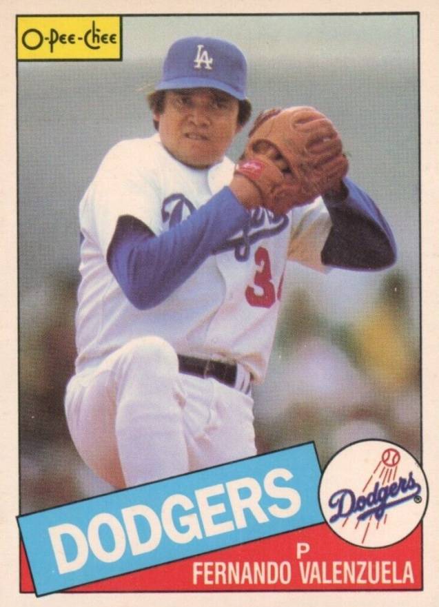 1985 O-Pee-Chee Fernando Valenzuela #357 Baseball Card