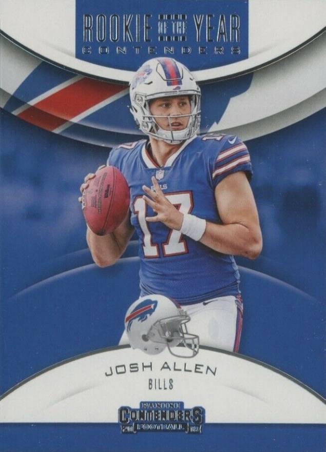 2018 Panini Contenders Rookie of the Year Contenders Josh Allen #JA Football Card